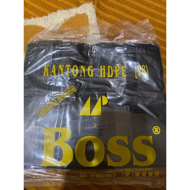 kantong plastik HD boss hitam