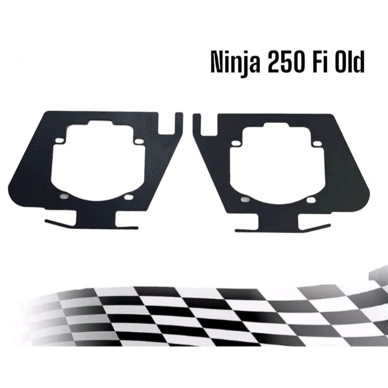 Breket Dudukan Lampu Biled Projie Ukuran 2,5 inch Motor Ninja 250 Fi Old Kualitas Terbaik FS46