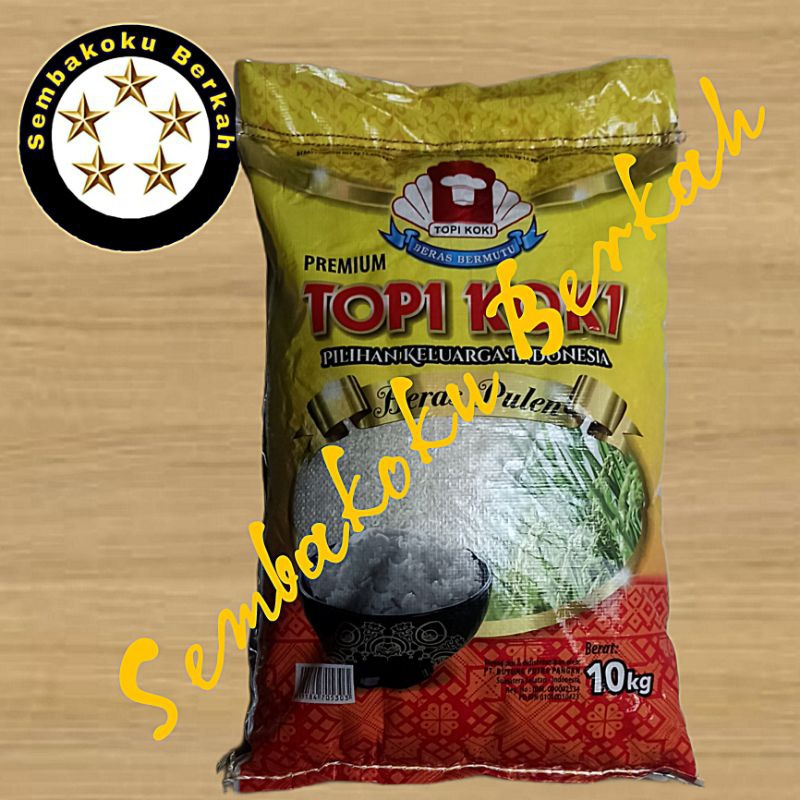 

Beras Topi Koki 10Kg (GRATIS ONGKIR INSTANT)