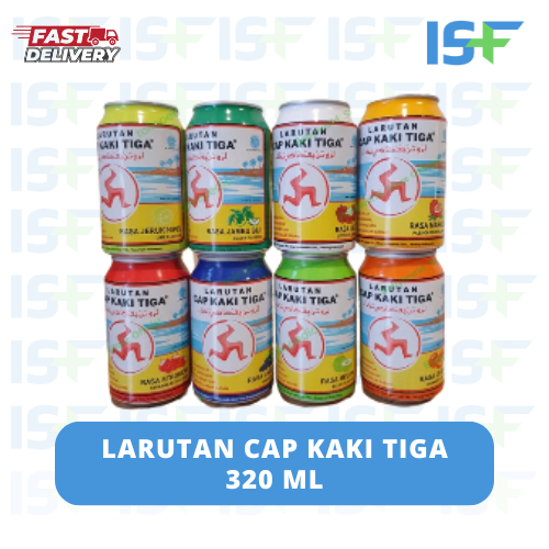 

⭐ISF⭐Larutan Cap Kaki Tiga Kaleng 320ml All Varian/ Panas Dalam/ Sariawan / Daya Tahan Tubuh DEWASA