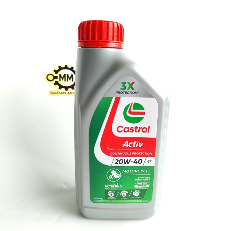 OLI CASTROL ACTIV 20W-40 BEBEK 800ML