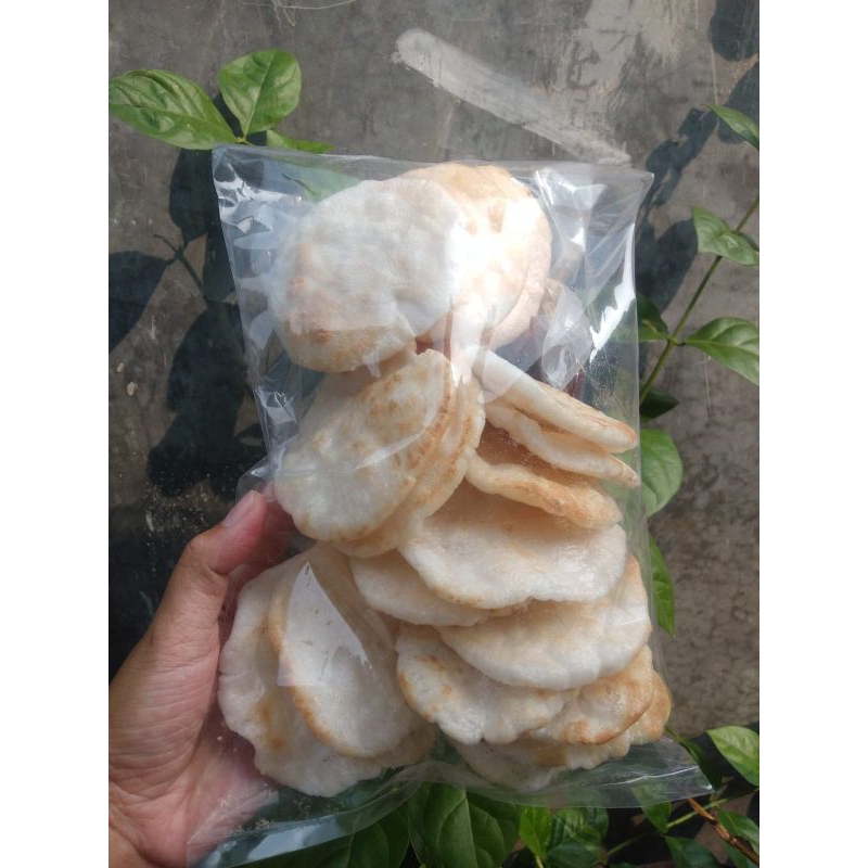 

Kerupuk Kemplang Bakar bonus sambel terasi Khas Palembang