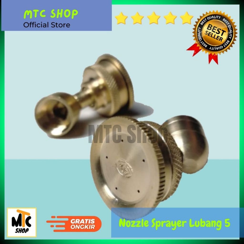 Nozzle Sprayer Lubang 5 Setelan | Nozzle Spuyer Bengkok 5 Lubang | Spuyer Kabut Lubang 5 Bengkok