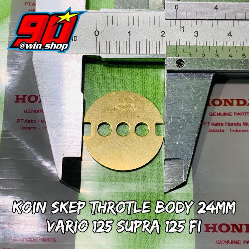 Koin Coin Skep Throtle body 24mm Vario 125 Supra 125 Fi throtlebody TB