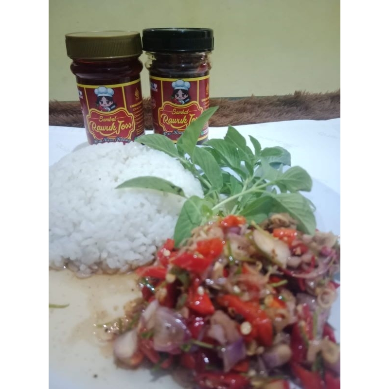 

Sambel RAWUK joss Only 150 g sambel bawang sambel matah sambel geprek sambel cumi sambel terimedan sambel ijo cumi sambel cakalang