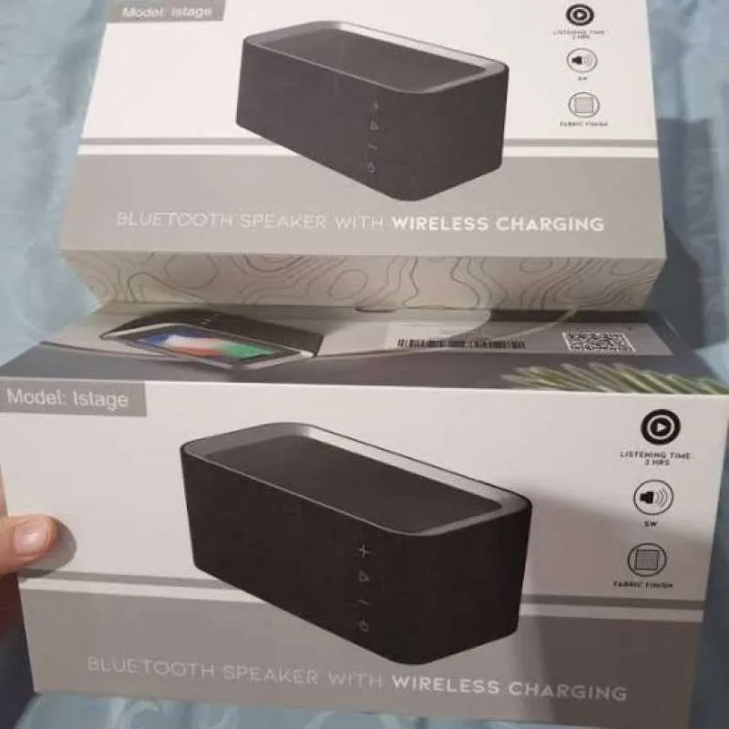Bluetooth Speaker iStage X2 with Wireless Charging Original Bcare Indonesia Spiker Salon