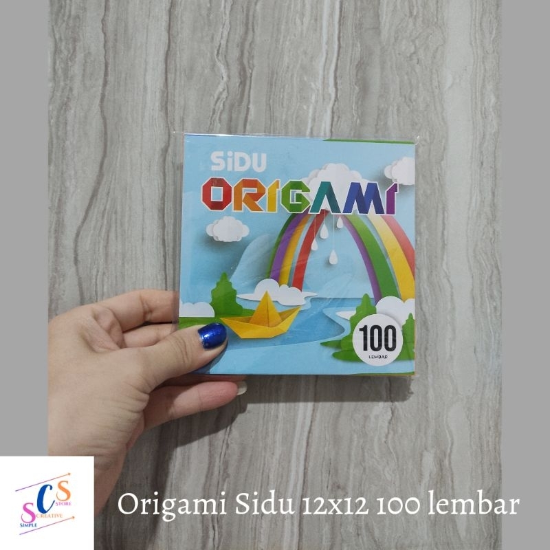 

SIDU KERTAS ORIGAMI 12x12 14x14 16x16 / KERTAS LIPAT 100 LEMBAR / ORIGAMI PAPER / KERTAS LIPAT BERWARNA