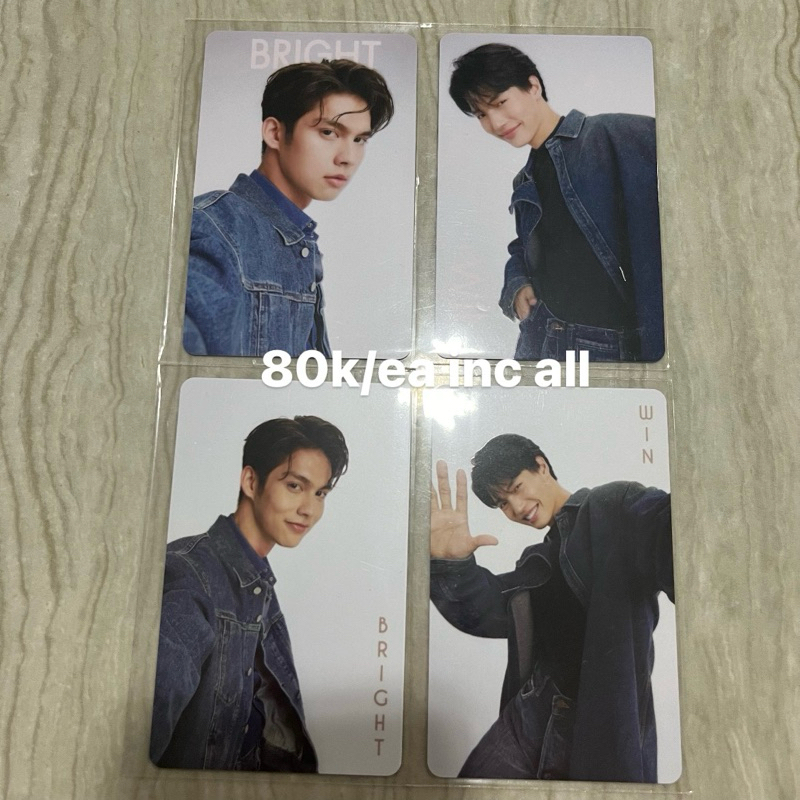 [JNE ONLY] READY PHOTOCARD SELCA CAHOL BRIGHTWIN BRIGHT WIN CARD HOLDER GMMTV GMM