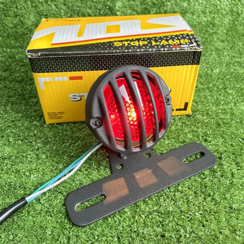 Lampu Stop Japstyle Grill Stoplamp CB Japstyle Tralis Hitam
