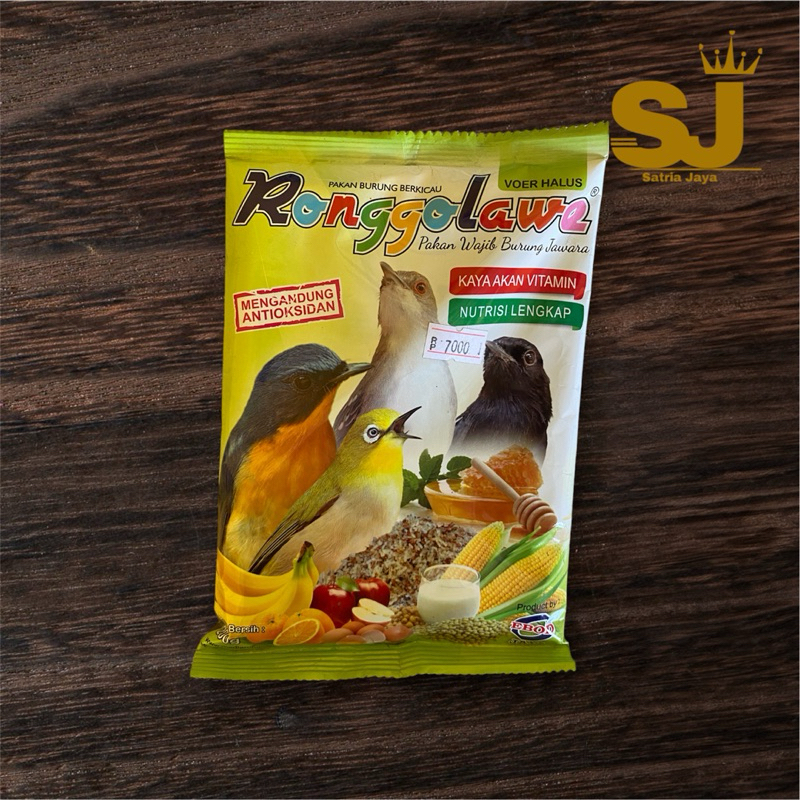 Ronggolawe Ebod Jaya Pakan Burung Voer Halus