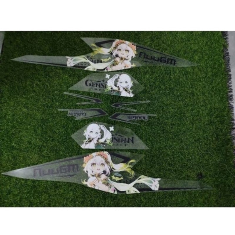 striping sticker beat deluxe transparan custom anime