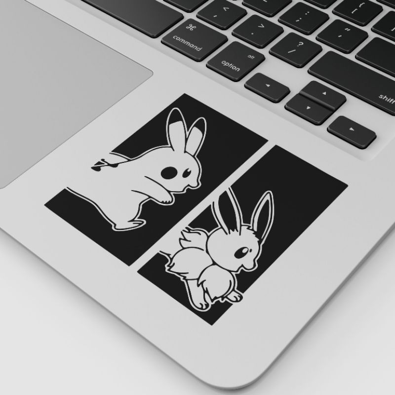 

Stiker Decal Pokemon Pikachu dan Eevee Untuk Laptop, Mobil, dll