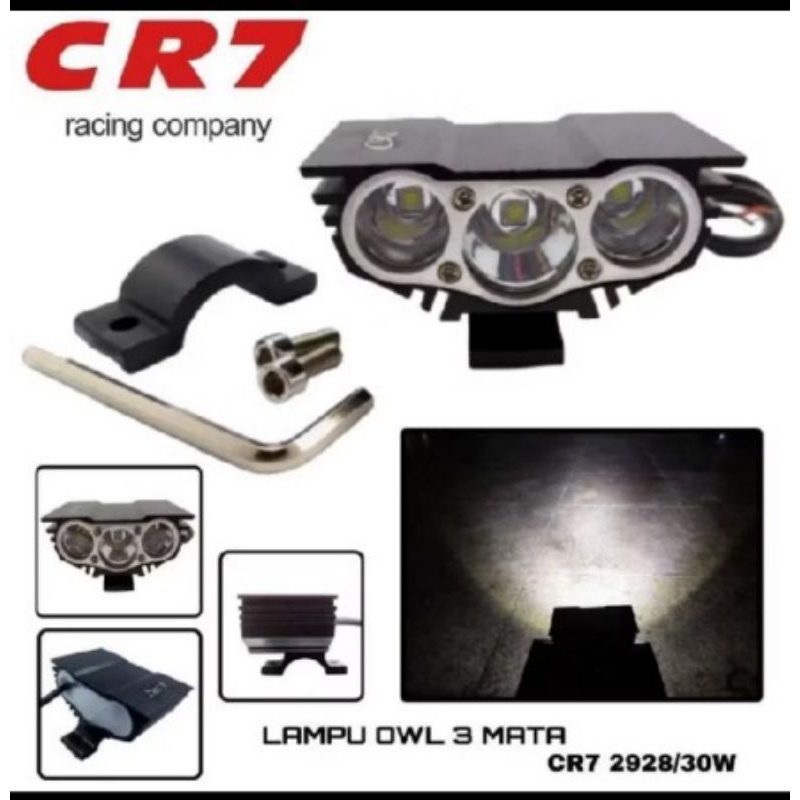 lampu tembak burung hantu 3 mata Ultrafire