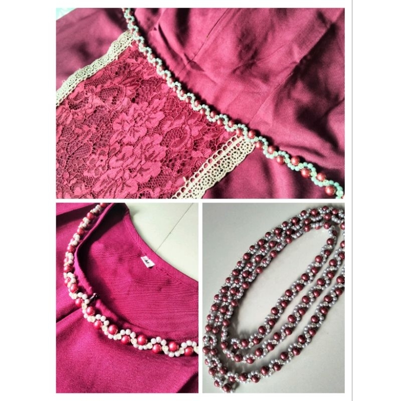 Payet rangkai/Payet instan/Payet rangkai mutiara