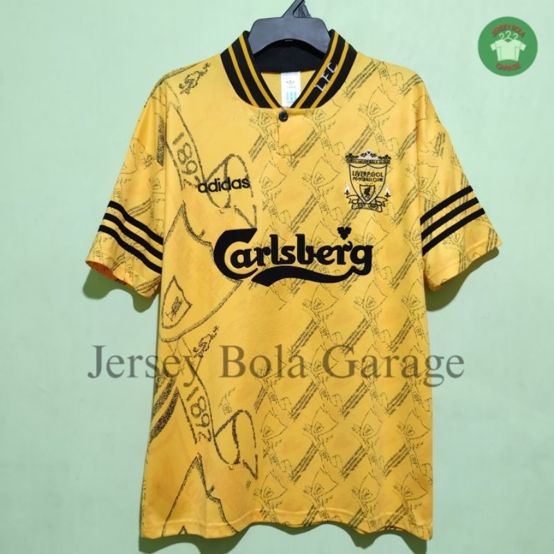 Jersey Bola Liverpool Away 1995 1996