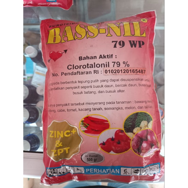 Fungisida Bass-nil Bassnil klorotalonil 79wp 500gr