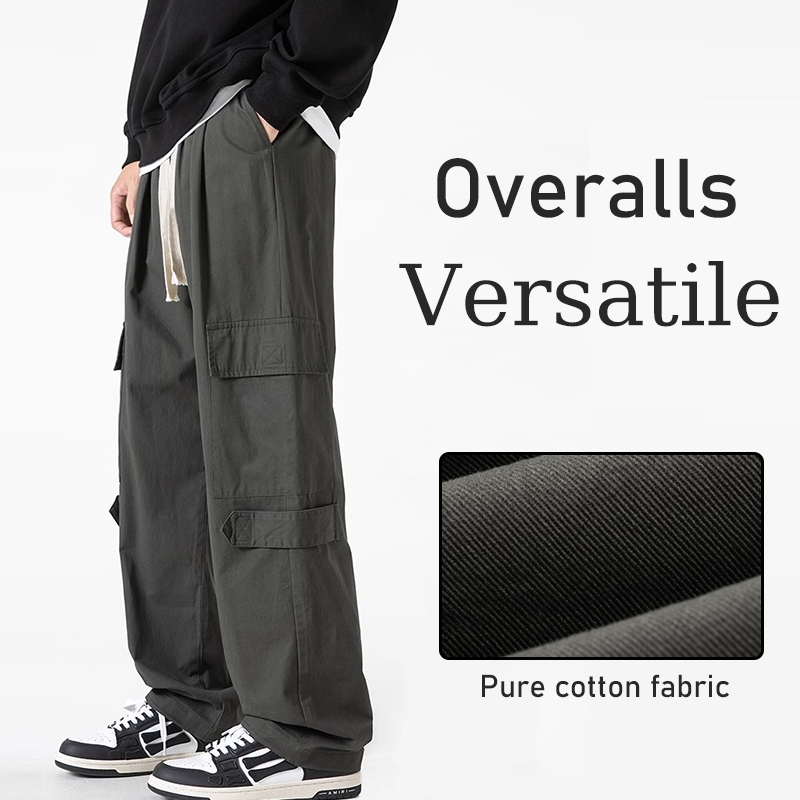 Celana panjang pria Overall Pria