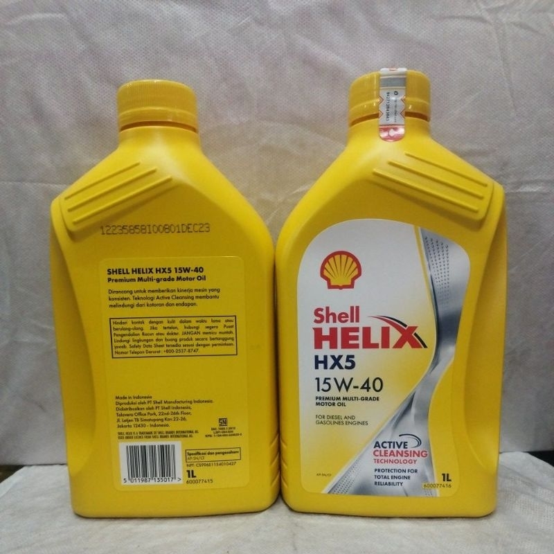 Shell Helix HX5 15W-40 Oli Mesin Shell Helix HX5 15W-40