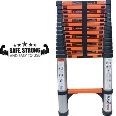 - Blackfoot - Tangga Lipat Aluminium Teleskopik Single / Telescopic Ladder
