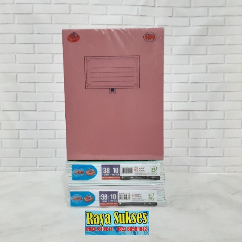 

Buku Tulis Sidu Isi 38 Lembar (1 Pack Isi 10 Buku)/Sidu/Sinar Dunia/Buku Tulis Sekolah