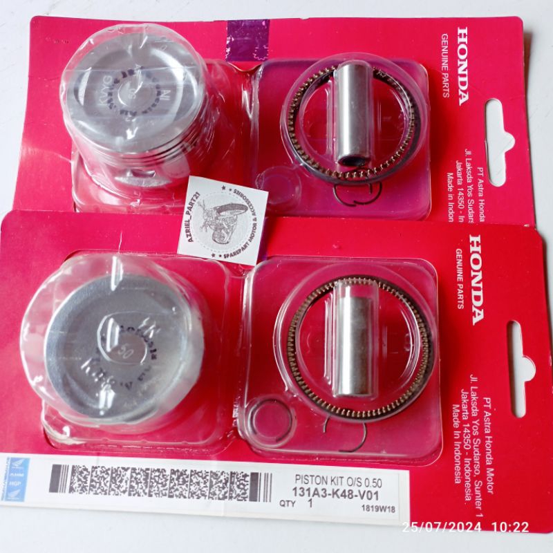 Piston Kit K44 Os Std Os 50 Stater Halus Beat Pop Scoopy Beat Street
