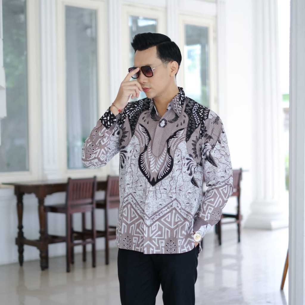 Kastara Kemeja Batik Pria Lengan Panjang by Batik Sri Rama