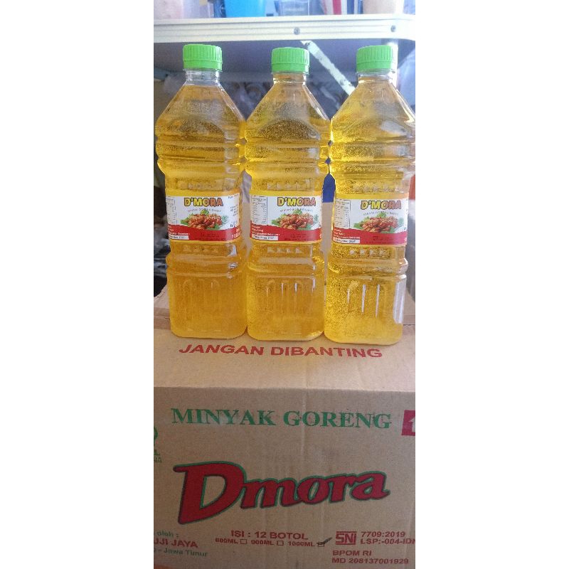 

MINYAK GORENG D'MORA 1L FULL (agak beku/mengendap)