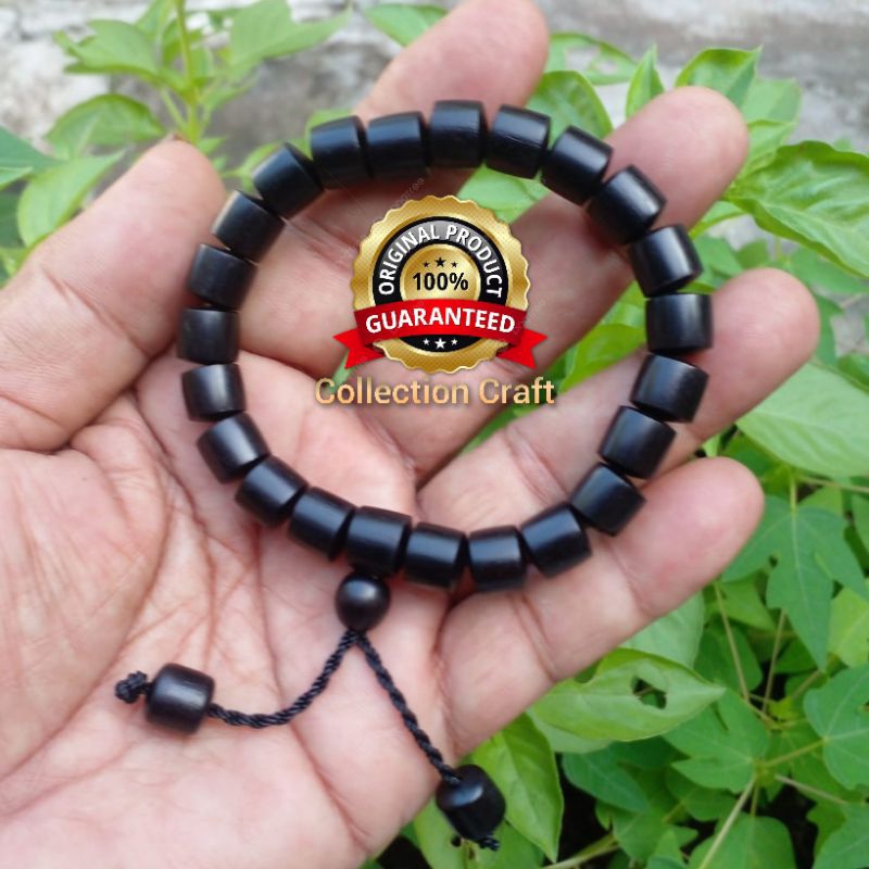 Gelang galih kelor hitam asli  bentuk tabung original