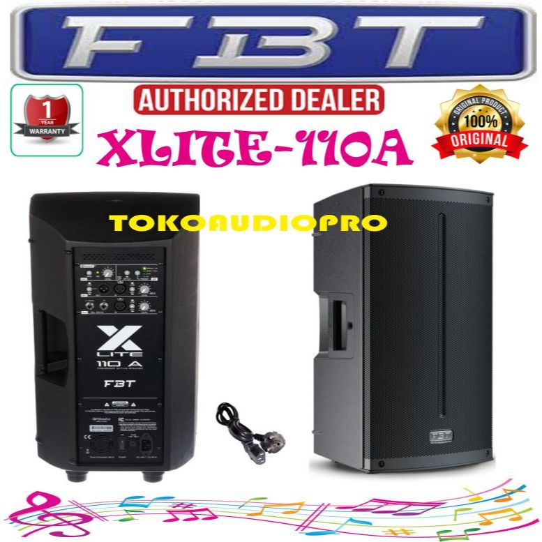 Speaker Fbt XLite 110A 10" 2-way Speaker Aktif Original X-Lite 110A