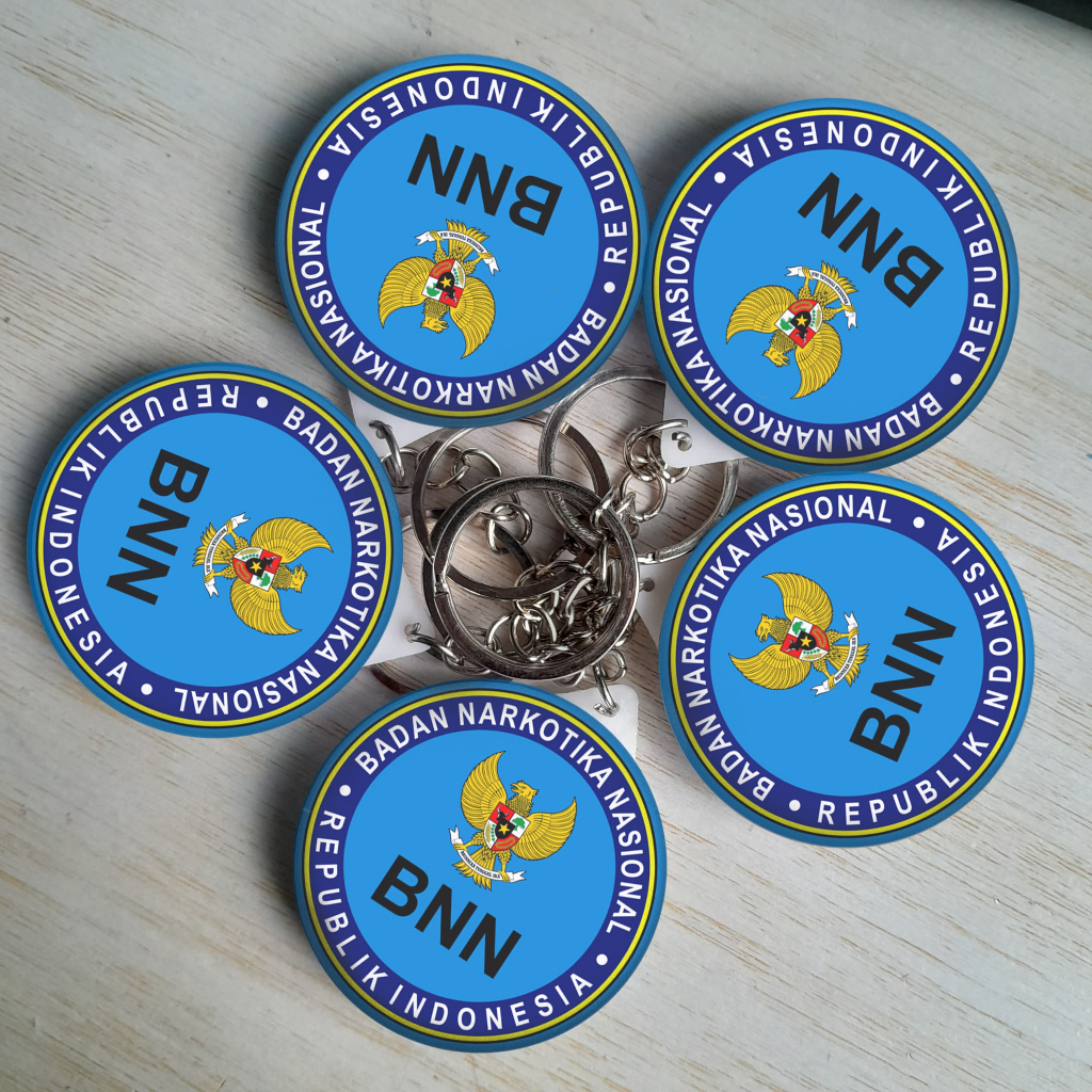 GANTUNGAN KUNCI I BROS/PIN LOGO BNN DIAMETER 4,4 CM