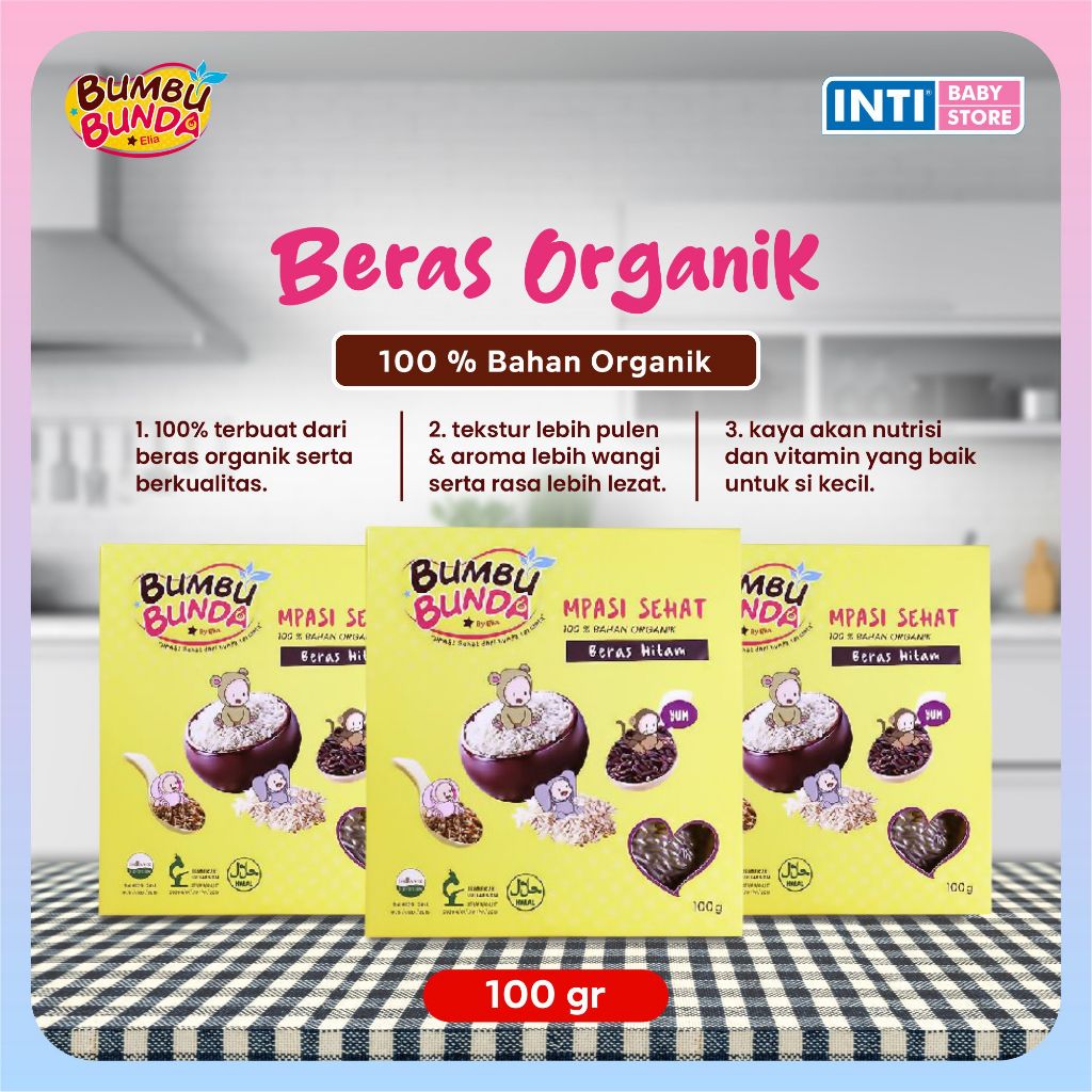 

Bumbu Bunda by Elia - Beras Organik Sehat 100 gr