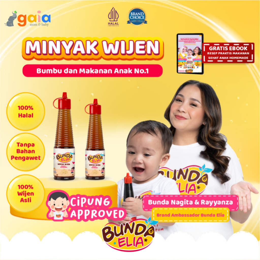 

Bunda Elia Minyak Wijen 150ml