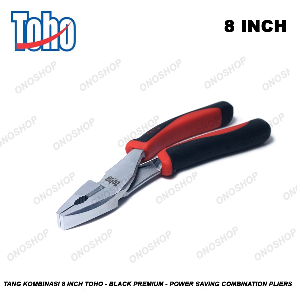 Tang Kombinasi 8 Inch Toho - Black Premium - Power Saving Combination Pliers