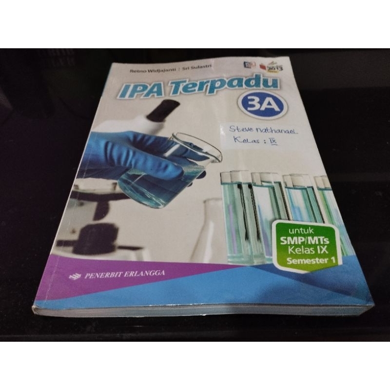 Buku bekas IPA kelas 9A