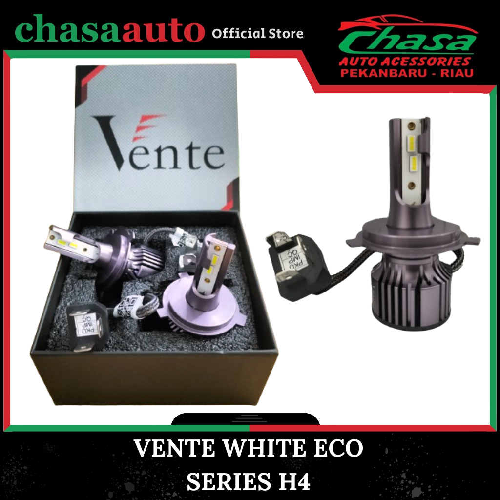 (CHASA) LAMPU LED MOBIL HEADLAMP FOGLAMP H4 VENTE WHITE PUTIH ECO SERIES