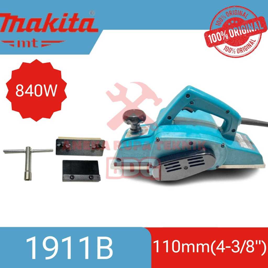 Mesin Makita 1911B Mesin Ketam Mesin Serut Kayu 110mm