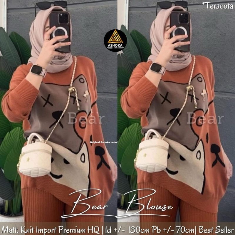 BLOUSE JUMBO WANITA LD 130-150 SIZE XXXL RAJUT PREMIUM MOTIF TERBARU PAKAIAN WANITA BAJU ATASAN OVER