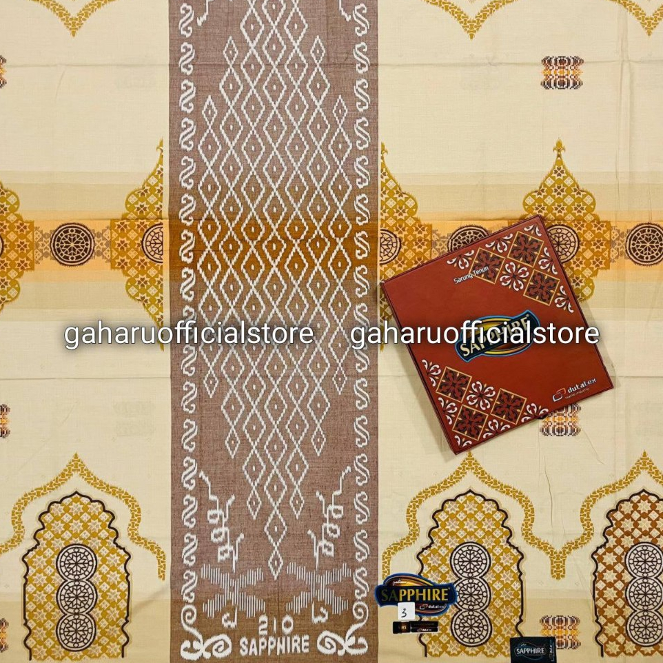 Sarung Sapphire KWS - Kawung Songket