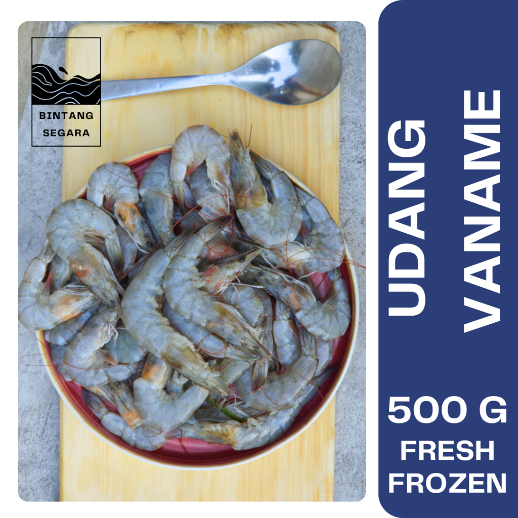 

Udang Vaname Frozen 500 Gram