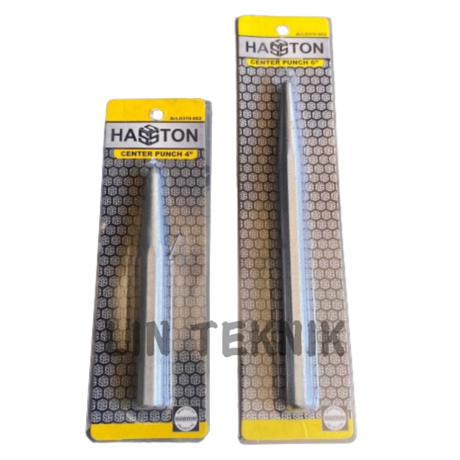 Drip lancip Hastton Hasston Center punch 6" Drip titik Pahat lancip hasston 6 inchi