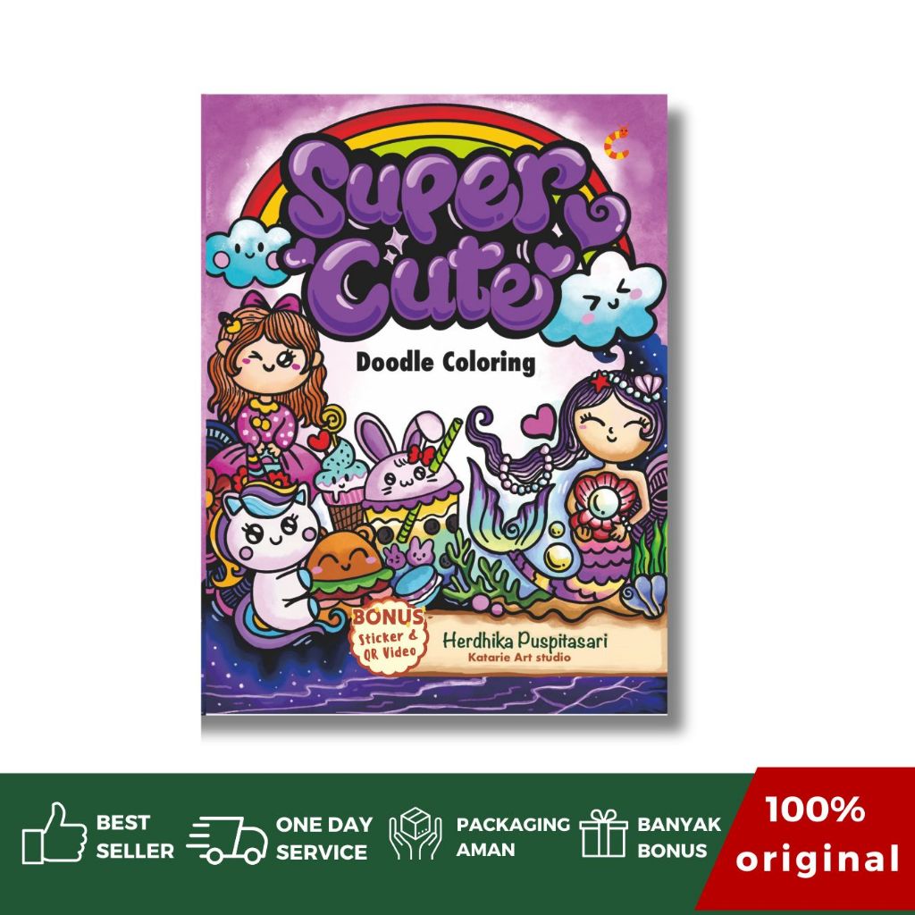 CKLIK MEDIA - Buku Doodle Art : Super Cute