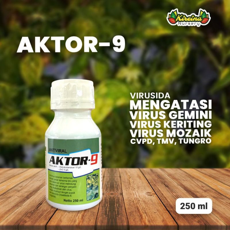 ANTIVIRUS TERBAIK AKTOR-9 250 ML MENGATASI SEGALA JENIS VIRUS PADA TANAMAN