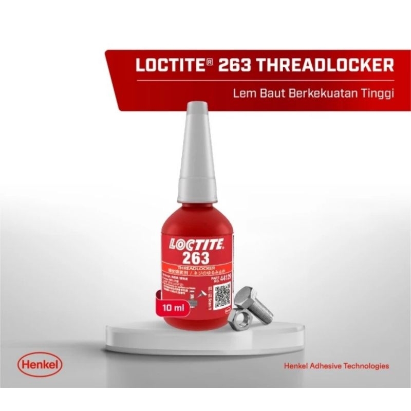 Henkel LOCTITE 263 Threadloker lem baut 10ml