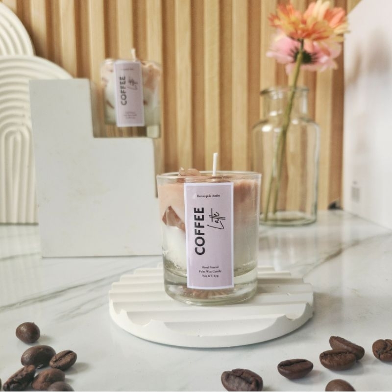 scented candle coffee - lilin aromaterapi kopi - lilin aroma kopi