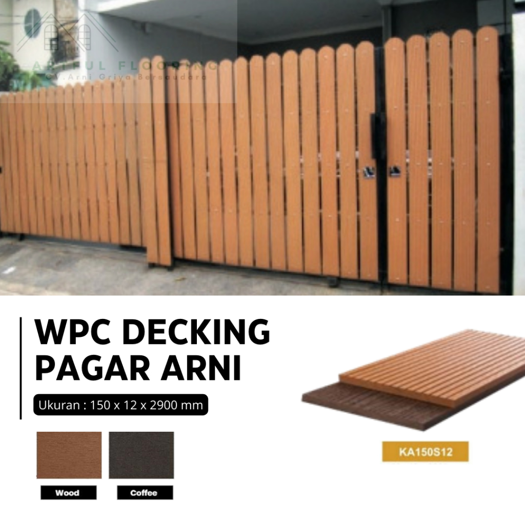 FLASH SALE!! WPC Decking Pagar | Tebal 12mm