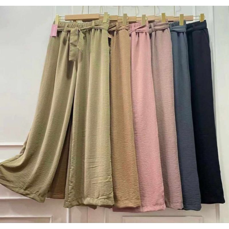 Celana Kulot Crinkle Kulot Wanita Celana Wanita Celana Kulot Jumbo Celana Jumbo Wanita