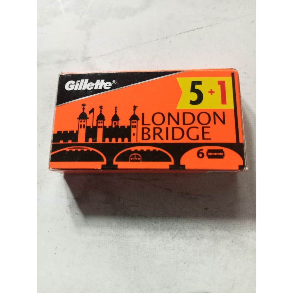 Silet Gillette London Bridge Ecer 1 Pak Kecil