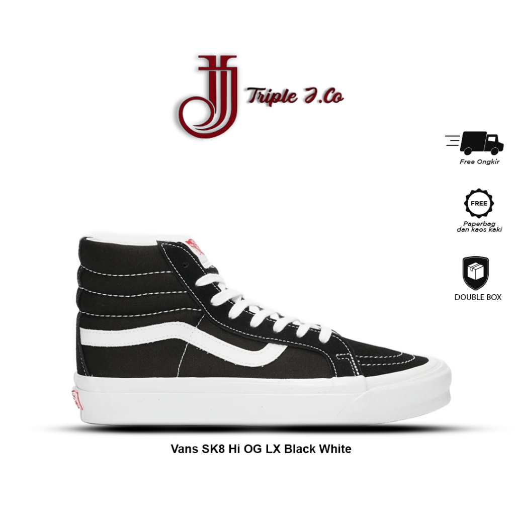 Vans SK8 Hi OG LX Black White