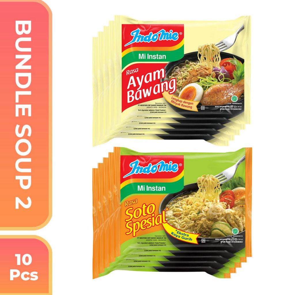 

10 Pcs - Bundle Soup 2 (Ayam Bawang+Soto Spesial)