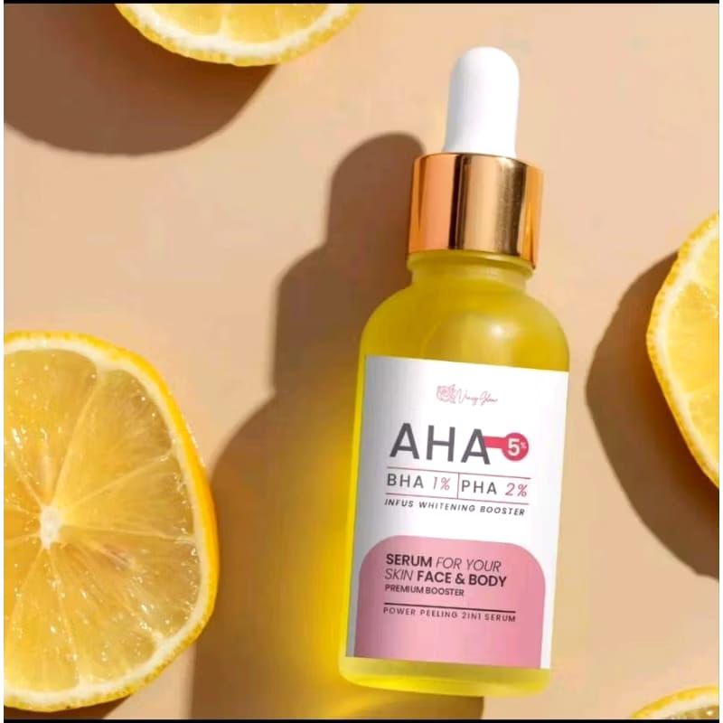 SERUM INFUS WHITENING BOOSTER VINCY GLOW/SERUM PEELING AHA BPOM